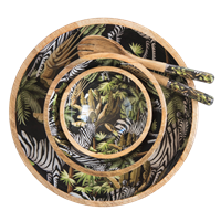 Bowl Zebra in jungle